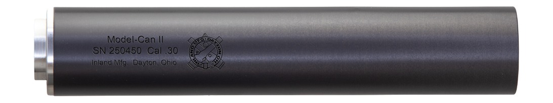 Inland MFG ICANII9MM 9mmLuger Black Stainless Steel 1/2"x28