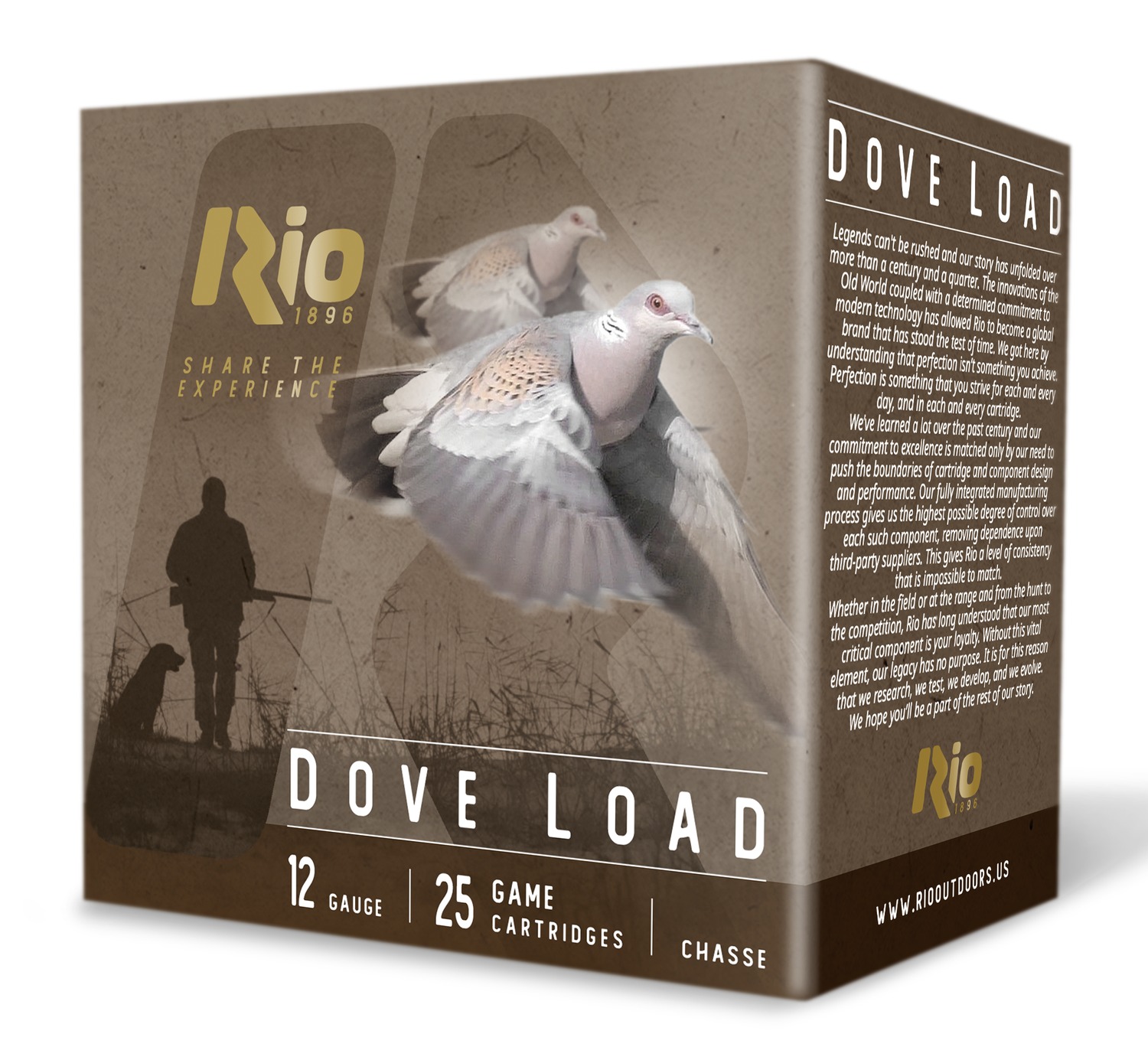 RIO RDL32HV8 DOVE LOAD 12G 2-3/4 8 25/10