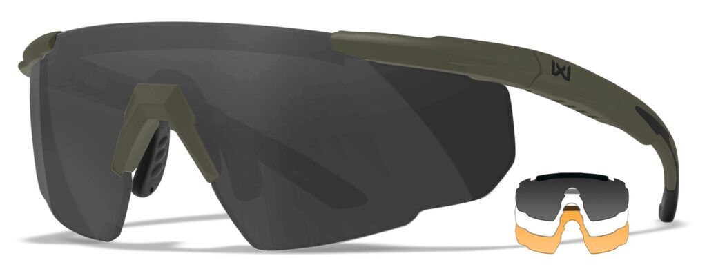 WILEYX 308G      SABER ADV        GRY/CLR/RUST/ODG
