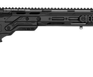 Cadex Inc CDX30LITE6524BR20I2B1N CDX-30 Lite 6.5 Creedmoor 10+1 24" Black DLC Fluted Threaded Barrel, Black Cerakote Receiver w/Picatinny Rail, M-LOK Handguard, Black Adjustable Folding Buttstock, Bla