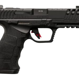 Sarsilmaz SAR9G3BL10 SAR9 Gen3 Full Size 9mm Luger 10+1 4.50" Black Barrel, Black Steel Optic Cut/Serrated Slide, Black Polymer Frame w/Picatinny Rail, Interchangeable Backstrap Grip, RMSc Footprint