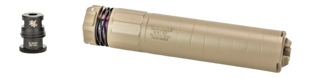 Griffin Armament GADL762FDE-W Dual-Lok 7 7.62mm 1.50" Flat Dark Earth Stainless Steel/Inconel 5/8"x24