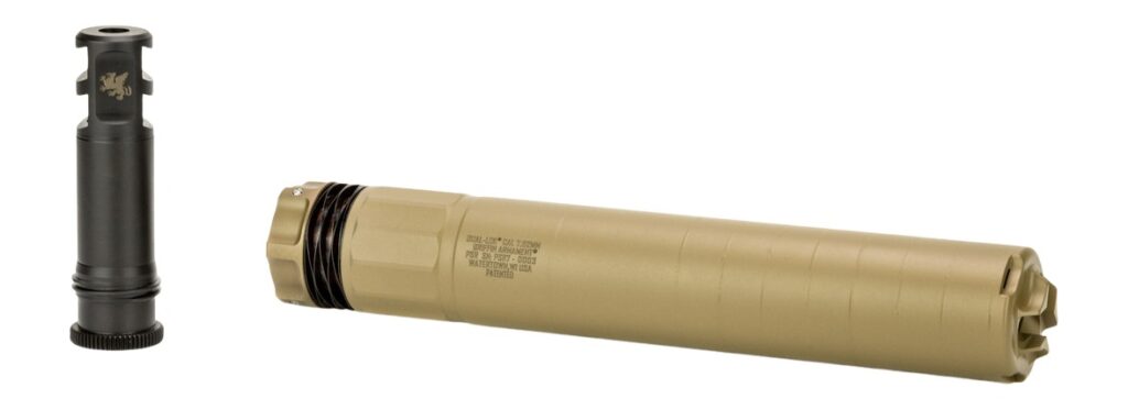 Griffin Armament GADLPSR762FDE-W Dual-Lok PSR 7.62mm 1.50" Flat Dark Earth Stainless Steel/Inconel 5/8"x24