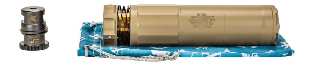 Griffin Armament GADLHRT5FDE-W HRT-556 5.56mm 1.50" Flat Dark Earth Stainless Steel/Inconel 1/2"x28