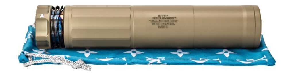 Griffin Armament GADLHRT7FDE-W HRT-762 7.62mm 1.50" Flat Dark Earth Stainless Steel/Inconel 5/8"x24