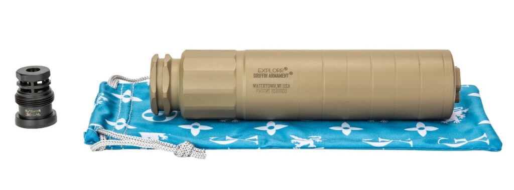 Griffin Armament GAET2FDE-W Explorr 5.56mm 1.50" Flat Dark Earth Stainless Steel