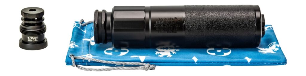 Griffin Armament GAET2AM-W Explorr 224 Cal Black Stainless Steel/Nickel 1/2"x28