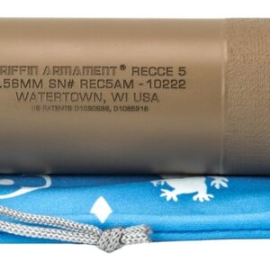 Griffin Armament GAREC5FDEAM-W 5 RECCE 5.56mm 1.50" Flat Dark Earth Stainless Steel 1/2"x28