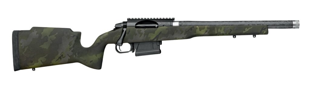 Proof Research 151624 Elevation MTR 2.0 7mm BC 3+1 16.50" Carbon Fiber Match Grade Threaded Barrel, Black Receiver w/Picatinny Rail, Midnight Camo Proof Fixed Carbon Fiber Stock, Right Hand