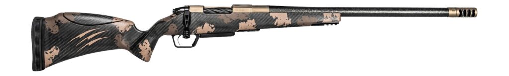 Fierce Firearms ROGSCMX65PRC20BRS Carbon Mini Rogue XP 6.5 PRC 3+1 20" Carbon Fiber Match Grade Barrel, Smoked Bronze Cerakote Steel Drilled & Tapped Receiver, Sonora Ambush Camo Adj Comb & BiPod Rail