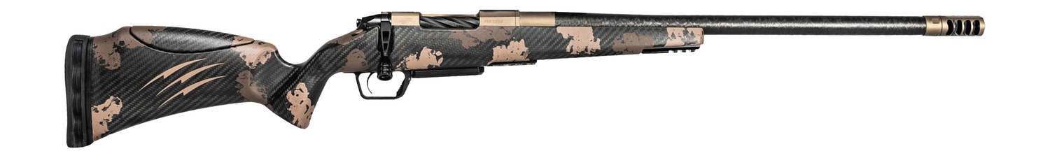 Fierce Firearms ROGSCMX65PRC20BRS Carbon Mini Rogue XP 6.5 PRC 3+1 20" Carbon Fiber Match Grade Barrel, Smoked Bronze Cerakote Steel Drilled & Tapped Receiver, Sonora Ambush Camo Adj Comb & BiPod Rail