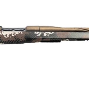 Fierce Firearms Twisted Rage LR Full Size 300 PRC 3+1 22" Smoked Bronze Cerakote Match Grade/Spiral Threaded Stainless Steel Barrel, Drilled & Tapped Receiver, Desert Shadow Camo Push Button Adj Comb
