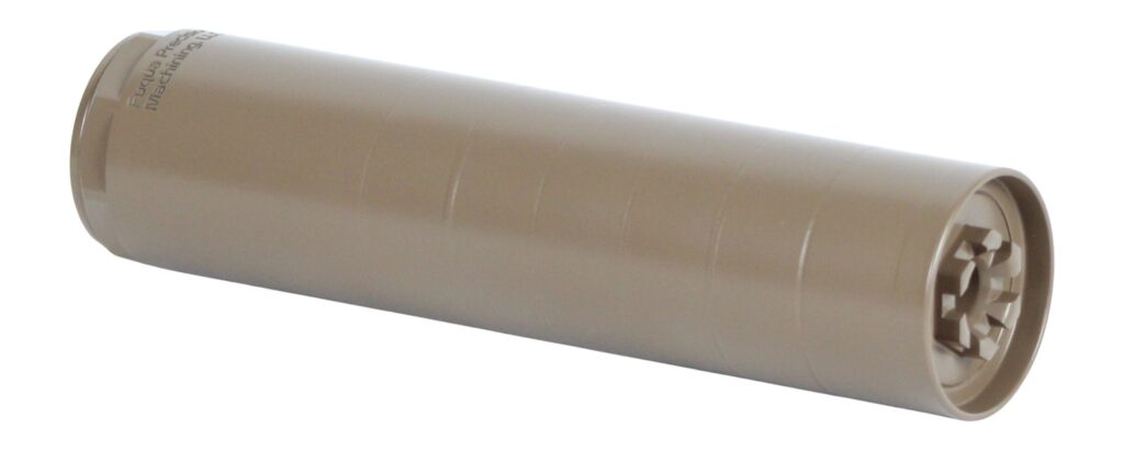 Fuqua Precision Machining OM57TIFDE Ouch Mouse 5.7mm 1.23" Flat Dark Earth Titanium 1/2x28"
