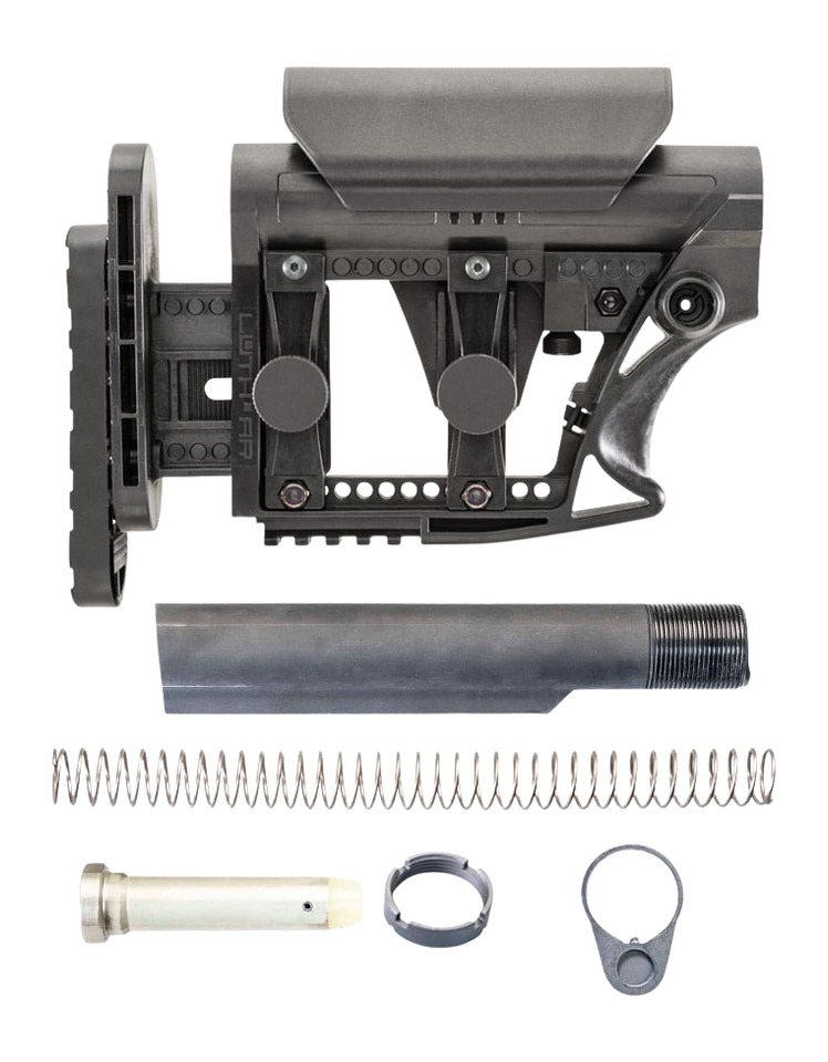 LUTH-AR MBA-3KM    MBA-3 BLACK STOCK ASSY 223 KIT