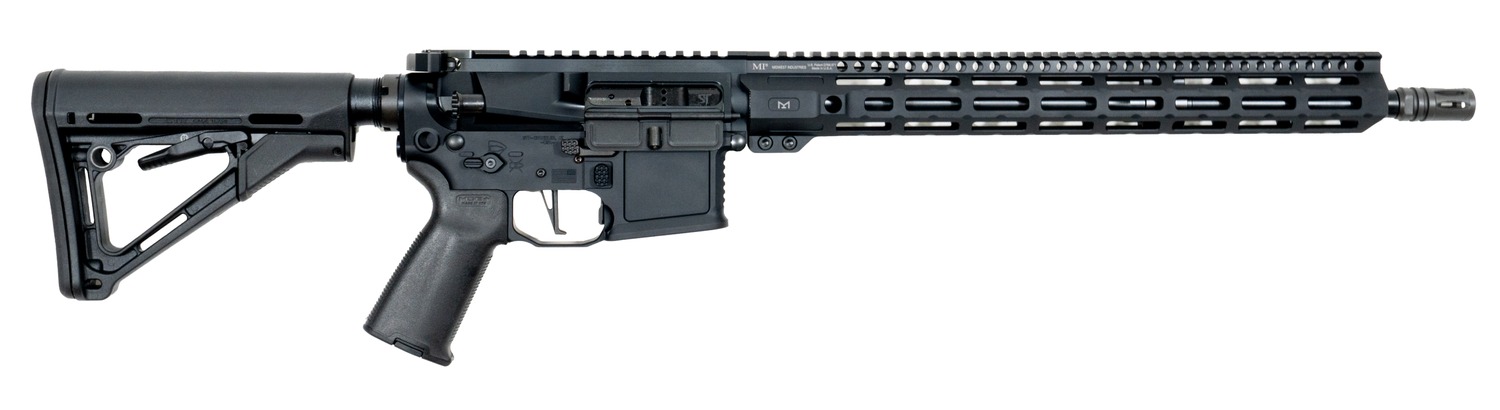 San Tan Tactical STT15-R-556-16 STT-15 5.56 NATO 16" Black Anodized Aluminum Receiver w/Picatinny Rail, M-LOK Handguard, Black Polymer Mil-Spec 6 Position Buffer Tube, Black Magpul Grip, Ambidextrous