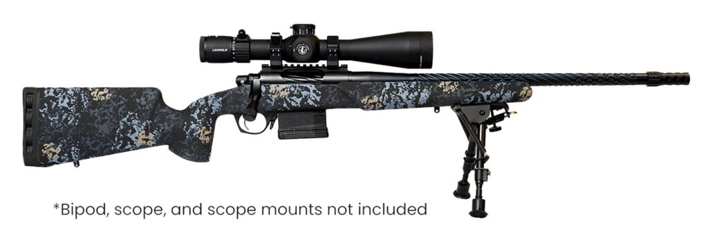 Horizon Firearms HRF-VNP-300W-22R-P Vandal Prime 300 Win 22" Black Spiral Fluted Threaded Barrel, Black Receiver w/Picatinny Rail, Textured Iota EKO Carbon Fiber Stock