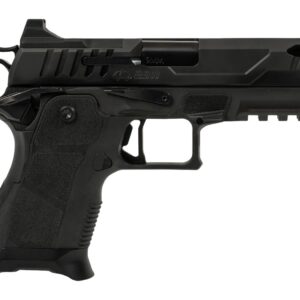 Oa Defense  2311 Pro Compact Frame 9mm Luger 15+1 4.25" DLC Black Steel Optic Ready/Serrated Slide, Black Aluminum Frame w/Picatinny Rail, Black Polymer Grip, Ambidextrous