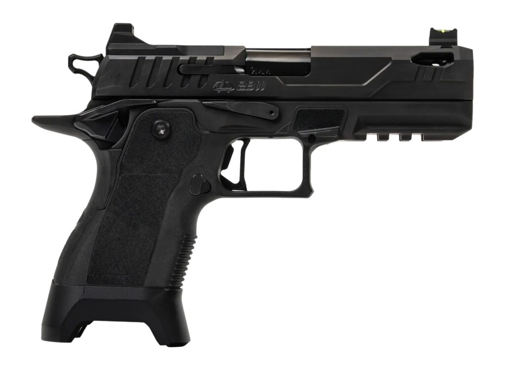 Oa Defense  2311 Pro w/Plus Kit Compact Frame 9mm Luger 17+1 4.25" Black Ported Barrel, DLC Black Steel Optic Ready/Serrated Slide, Black Aluminum Frame w/Picatinny Rail, Black Polymer Grip, Ambidextr