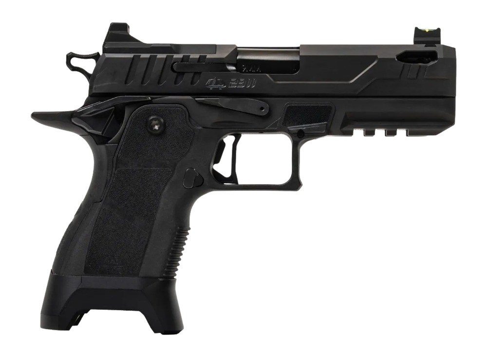 Oa Defense  2311 Pro w/Plus Kit Compact Frame 9mm Luger 17+1 4.25" Black DLC Black Steel Optic Ready/Serrated Slide, Black Aluminum Frame w/Picatinny Rail, Black Polymer Grip, Ambidextrous