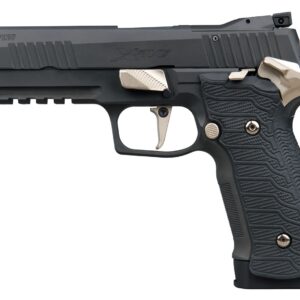Sig Sauer 226X59NMRSAO10 P226 XFive Nightmare Full Size Frame 9mm Luger 10+1 5" Bull Barrel, Black Nitron Stainless Steel Optic Ready/Serrated Slide & Frame w/Beavertail & Picatinny Rail, Custom Hogue