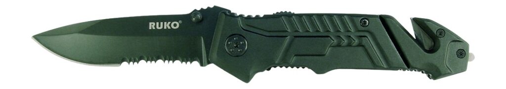 RUKO RUK0144S 440A 3-1/4"BLK RUBBER FOLDING
