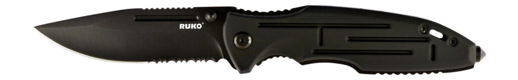 RUKO RUK0153-CS 440A 3-1/2"BLK ANODIZED FOLDING
