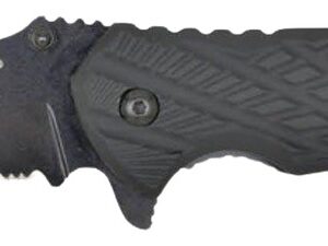 RUKO RUK0182SBBK  440C 3-1/4"SERRATED FOLDING BBPS