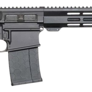 Andro Corp Industries 30816DBFORGED ACI-10 Divergent 308 Win 20+1 16" Black Nitride Threaded Barrel, Black Cerakote Aluminum Receiver w/Picatinny Rail, M-LOK Handguard, M4 Black Polymer Stock, A2 Grip