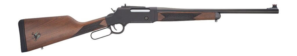 Henry H014SBWB-308 Long Ranger Big Woods 308 Win/7.62 NATO 4+1 18.50" Black Anodized Round Barrel, Black Hardcoat Anodize Drilled & Tapped Receiver, American Walnut Straight Grip Stock