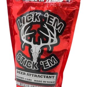 LICK EM STICK EM      DEER ATTRACTANT  4LB    10/1