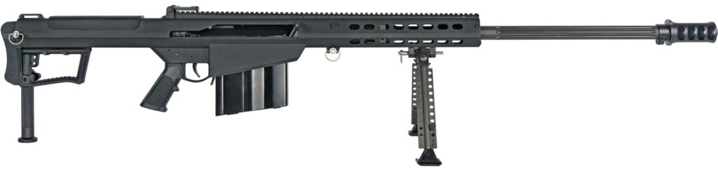 Barrett 20184 M107A1  50 BMG 10+1 29" Fluted Barrel, Picatinny Rail Receiver, M-LOK Handguard, QD BiPod Forend, Black Polymer Grip