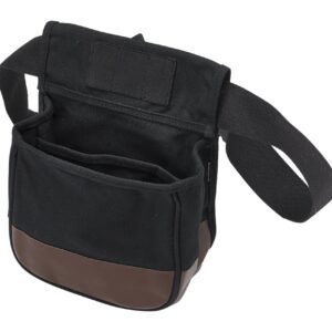 USP P23010 DIVIDED SHELL POUCH BLK/BRN