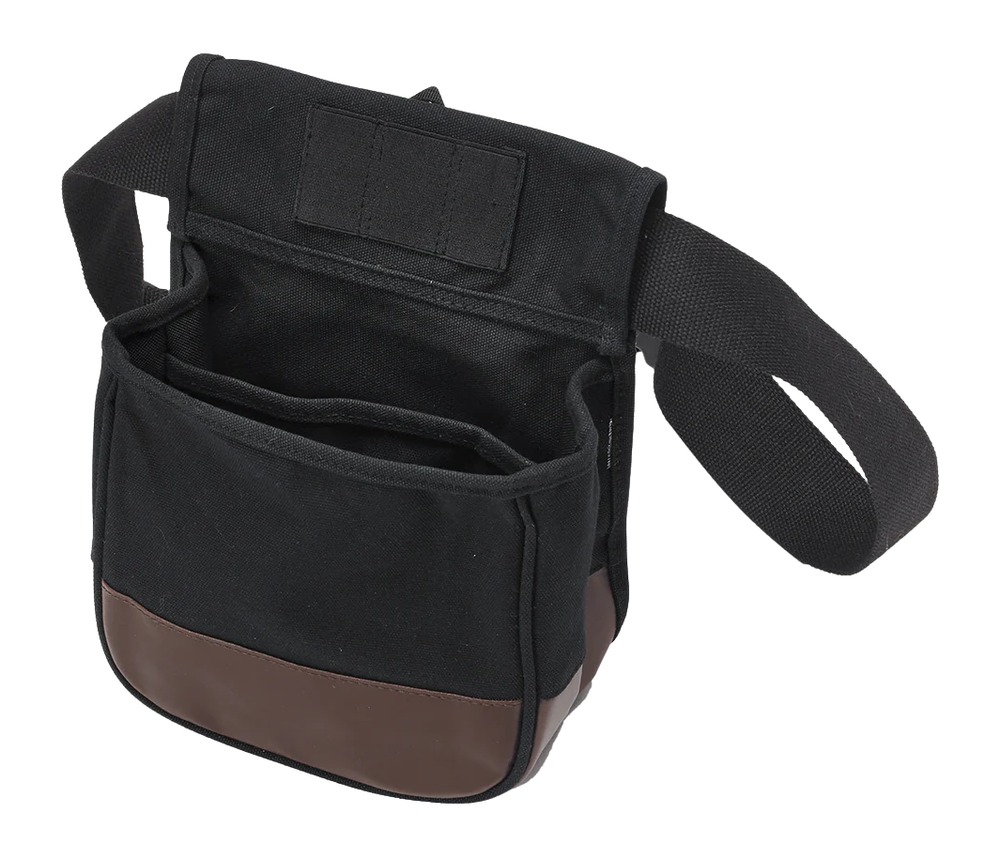 USP P23010 DIVIDED SHELL POUCH BLK/BRN