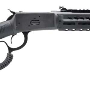 Rossi 920441613-TBRP R92  44 Mag 8+1 16.50" Black Cerakote Alloy Steel Threaded Barrel & Drilled & Tapped Receiver, Black Fixed Wood Stock