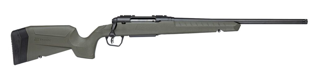 Savage Arms 33118 Axis 2 350 Legend 4+1 18" Matte Black Carbon Steel Threaded Barrel, Drilled & Tapped Receiver, OD Green Fixed w/Pistol Grip Synthetic Stock, Right Hand