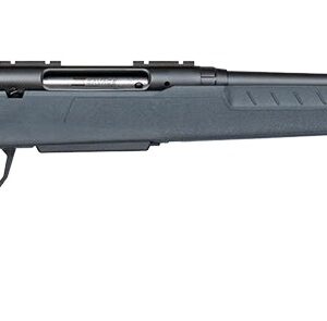 Savage Arms 33128 Axis 2  7mm-08 Rem 4+1 20" Matte Black Carbon Steel Threaded Barrel, Drilled & Tapped Receiver, Gray Fixed w/Pistol Grip Synthetic Stock, Right Hand