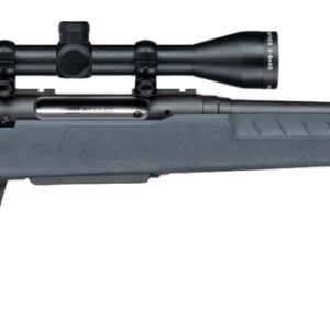 Savage Arms 33181 Axis 2 XP 270 Win 4+1 20" Matte Black Carbon Steel Threaded Barrel & Drilled & Tapped Receiver, Gray Synthetic Fixed w/Pistol Grip Stock, 3-9x40mm Duplex Scope, Right Hand