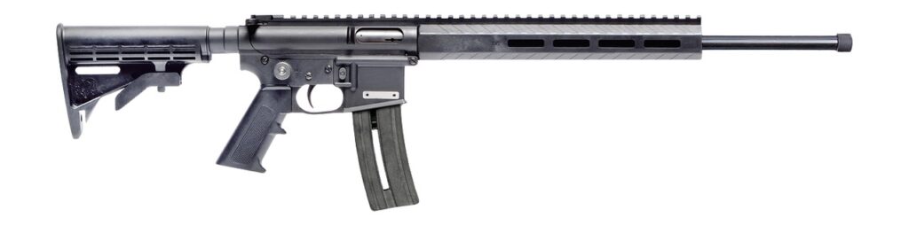 Mountain Billy Gun Lab MBGL-GOAT15-TB-1 Goat-15 Helium 22 LR 1rd 16" Black Threaded Barrel, Black Polymer Receiver w/Picatinny Rail, M-LOK Handguard, Black Adj 7 Position Polymer Buttstock, Black Poly