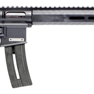 Mountain Billy Gun Lab MBGL-GOAT15-TB-1 Goat-15 Helium 22 LR 1rd 16" Black Threaded Barrel, Black Polymer Receiver w/Picatinny Rail, M-LOK Handguard, Black Adj 7 Position Polymer Buttstock, Black Poly