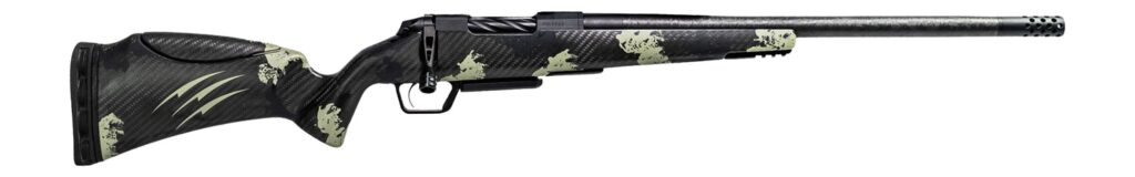 Fierce Firearms ROGSCMX25CM20BF Carbon Mini Rogue XP 25 Creedmoor 3+1 20" Carbon Fiber Match Grade Barrel, Black DLC Stainless Steel Drilled & Tapped Receiver, Forest Camo Push Button Adj Cheek Piece