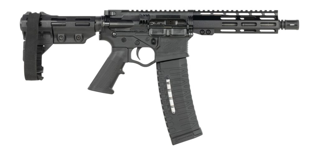 ATI ATIGAX556ML7TB60 Alpha Maxx 5.56 NATO 60+1 7.50" Black Threaded Barrel, Black Polymer Receiver, M-LOK Handguard, Tactical Brace. A2 Grip