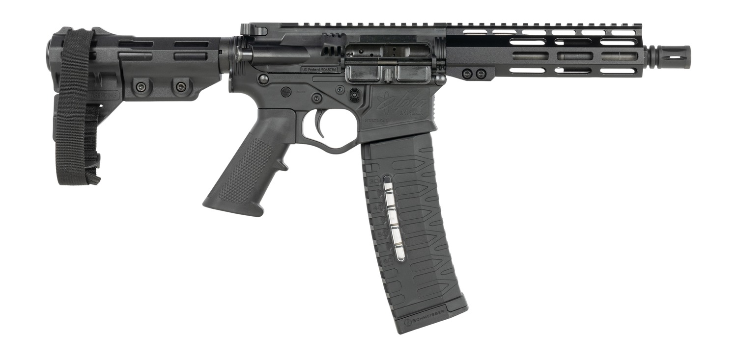 ATI ATIGAX556ML7TB60 Alpha Maxx 5.56 NATO 60+1 7.50" Black Threaded Barrel, Black Polymer Receiver, M-LOK Handguard, Tactical Brace. A2 Grip