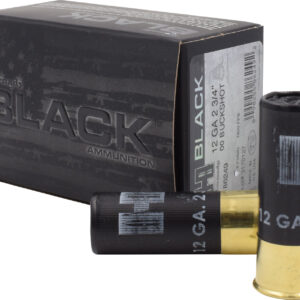 Hornady 86249 Black 12 Gauge 2.75" 00 Buck Shot 10 Per Box/ 10 Case