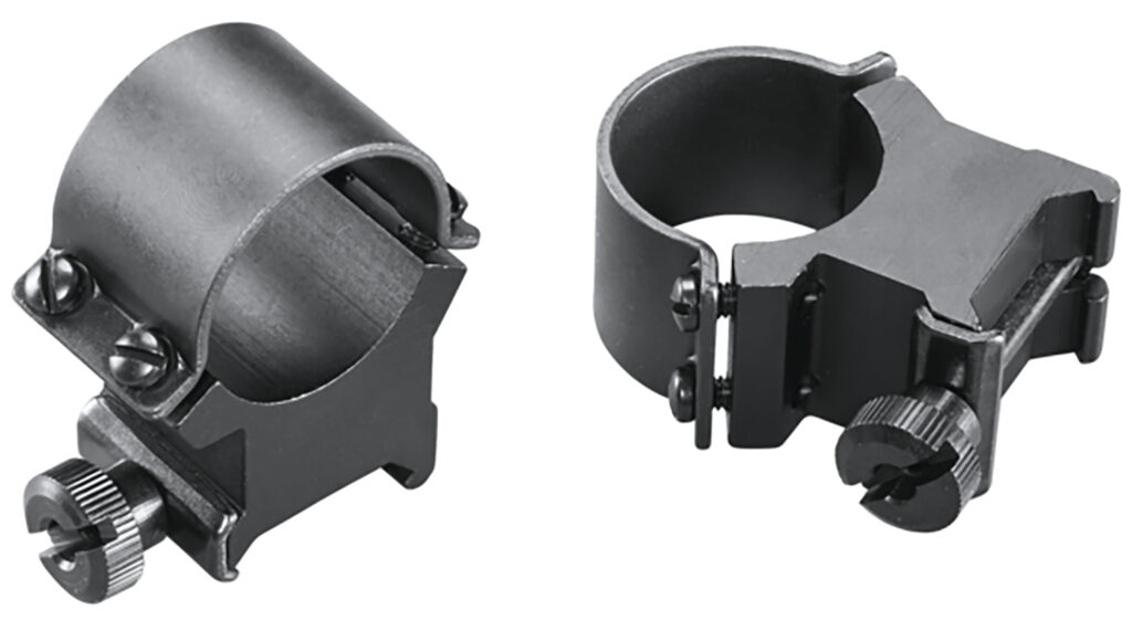 Weaver Mounts 49165 Sure Grip Detachable Rings Matte Black 1" Extra High