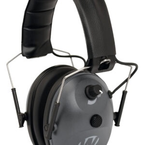 Walker's GWPWLK1MEM Single Mic Electronic Muff 24 dB Over the Head Gray/Black Polymer