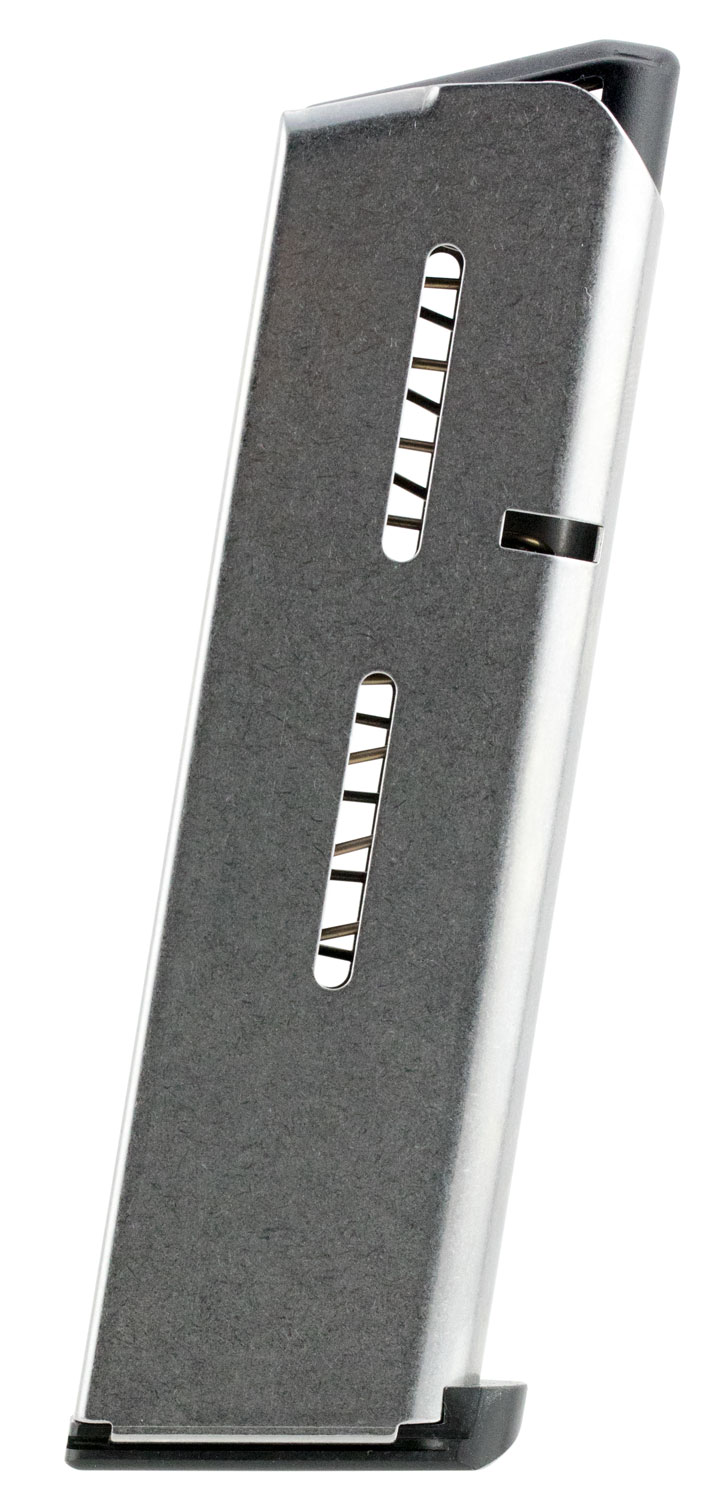 Wilson Combat 47CHV 1911 7rd Detachable w/ Lo-Profile Steel Floor Plate 45 ACP+P Stainless Steel