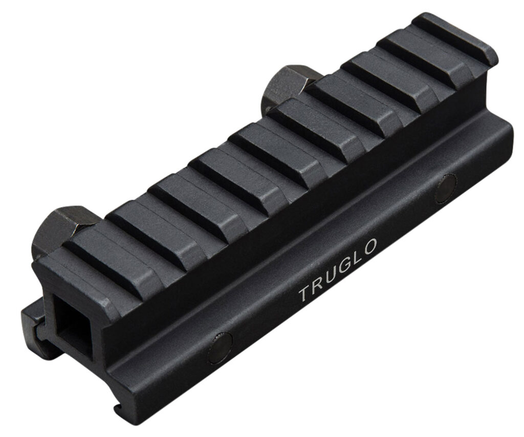 TruGlo TG8980B Picatinny Riser Mount Matte Black Anodized