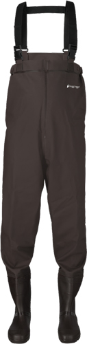 FROGG TOGGS MEN'S RANA PVC LUG - CHEST WADER BROWN SIZE 10