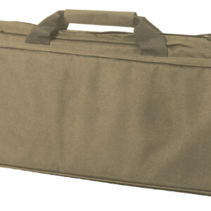 US PeaceKeeper P40036 RAT Case Water Resistant Tan 600D Polyester w/ Padding Adjustable Straps Air Vents & Front Pocket w/ Triple Mag Pouch