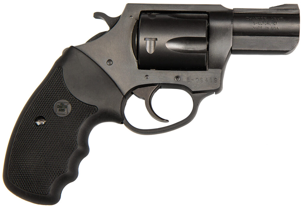 Charter Arms 69920 Pitbull  9mm Luger 5rd, 2.20" Black Nitride Steel Barrel, Cylinder & Frame w/Black Finger Grooved Rubber Grip